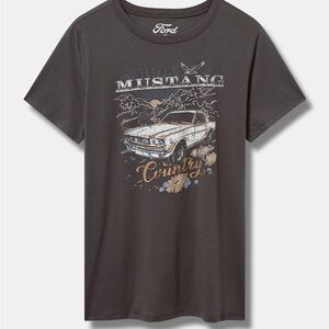 Torrid - Mustang Classic Fit Cotton Crew Tee - 3X